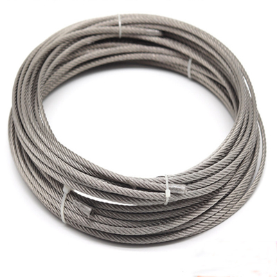 Electrical Resistance Of Stainless Steel Wire Rope Black PVC 1x19 Railing